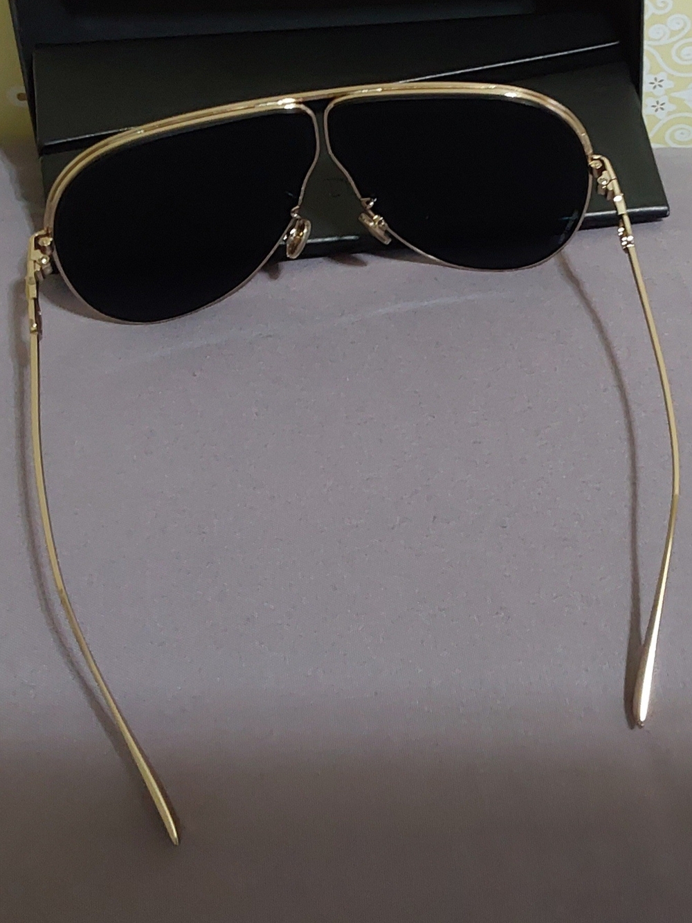 Vintage Christian Dior Aviator Style Sunglasses